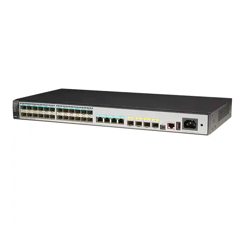 HW S5701-28X-LI-24S-AC 02357676 20 dual-purpose 10/100/1000 and SFP,4 10 Gig SFP+ ethernet