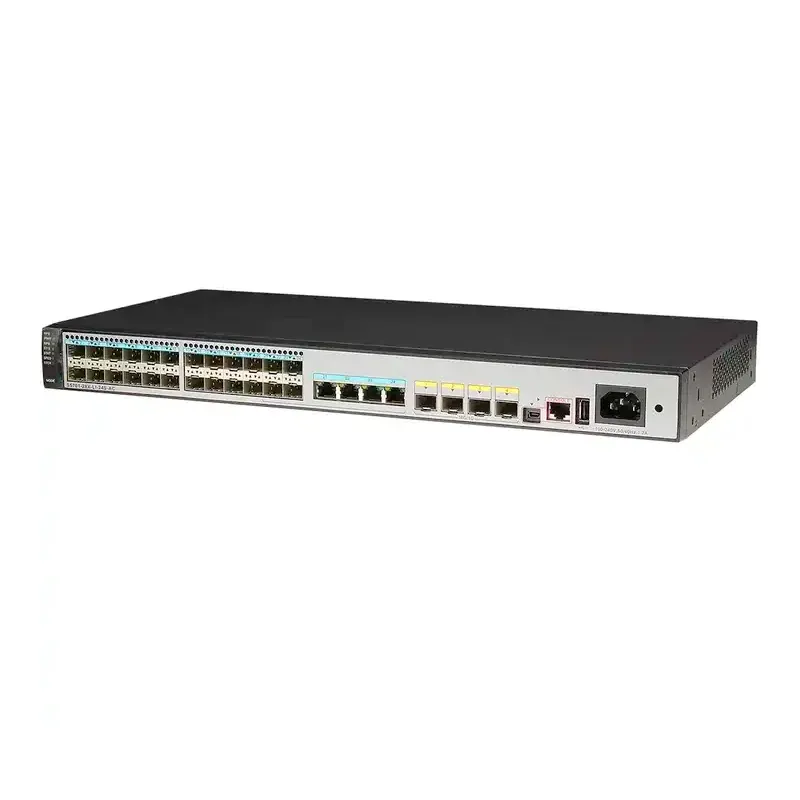 HW S5701-28X-LI-24S-AC 02357676 20 dual-purpose 10/100/1000 and SFP,4 10 Gig SFP+ ethernet