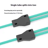 Telecom Grade 10G Anti-Mouse Bite Armored LC-LC 50/125 OM3 Industrial Use Dual Core Multi-