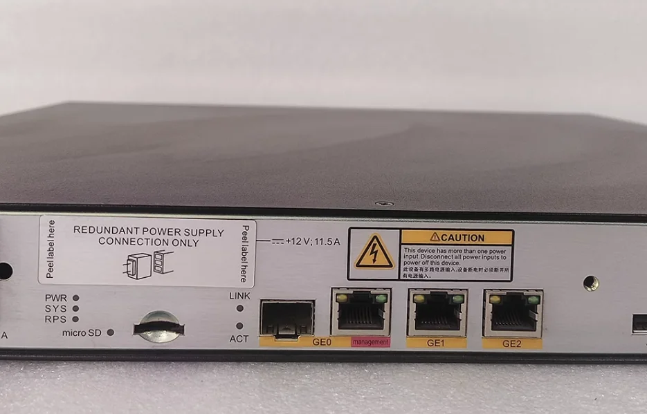 Hua--wei AR2220E Enterprise Router 3GE WAN 1GE Combo 9Mpps VPN Firewall Branch Office Rout