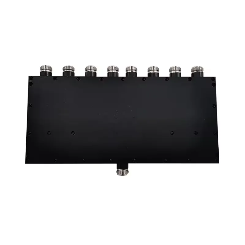 boxin UHF 8 Way Wilkinson Power Splitter 400-450MHz Low VSWR 50W 8 Way Power Splitter with N-F