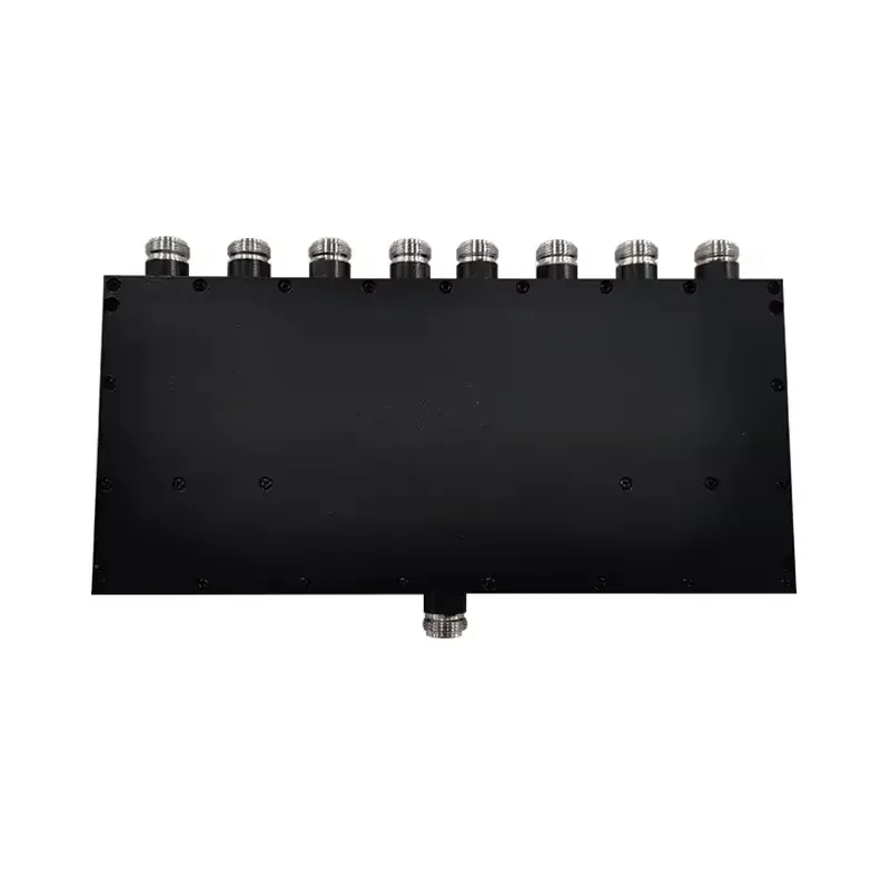 boxin UHF 8 Way Wilkinson Power Splitter 400-450MHz Low VSWR 50W 8 Way Power Splitter with N-F
