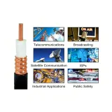 HCAAY-50-12 Low Loss 1/2" Coax Feeder Cable 50Ω Half-Inch RF Coaxial Cables for RF Transmi