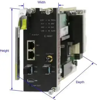 OptiXtrans E9624 82601312 RTU-LNSDRTUC02 OSN 9800/8800 Line Capacity RTU for 200G CFP Port