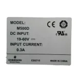 Emerson monitoring module 19-60V 0.3A Controller Module Vertiv M500D for network telecom D