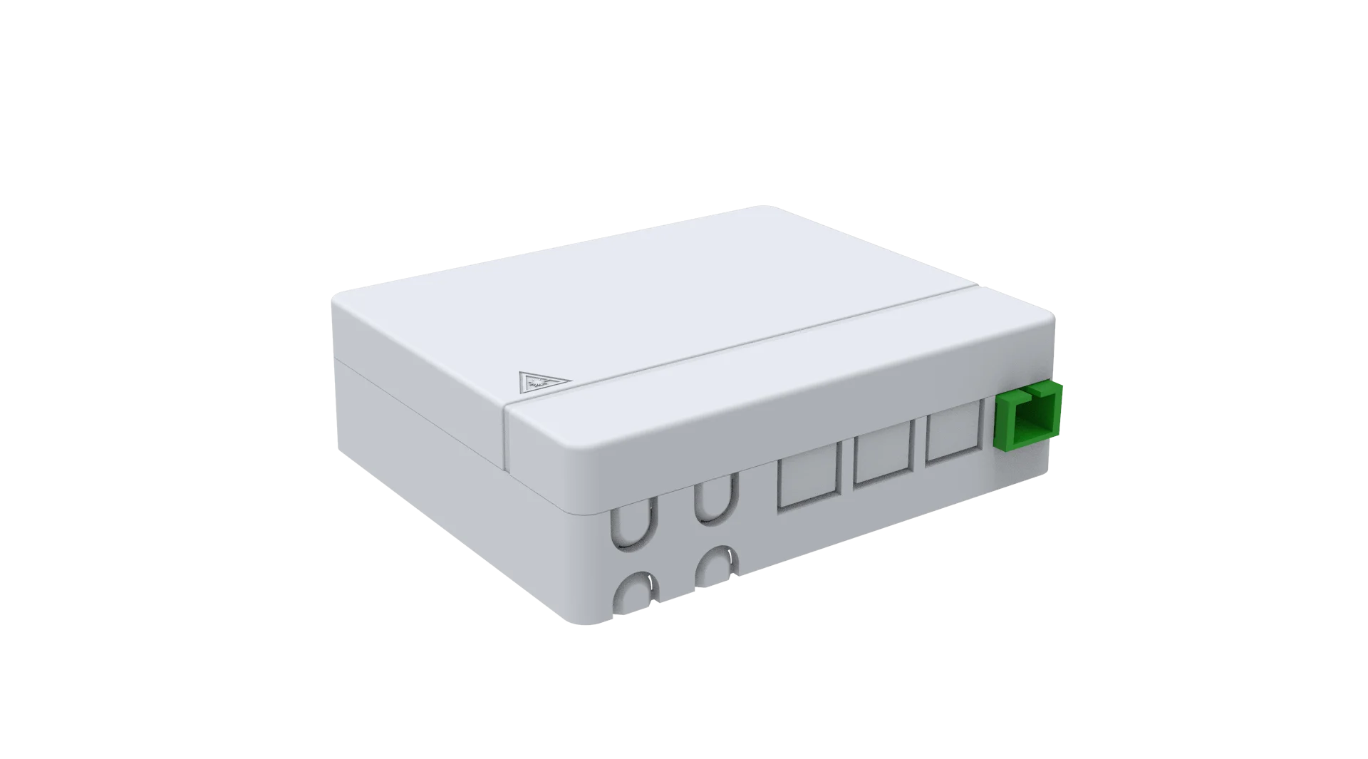 4-Core Fiber Optic Terminal Box POE Network Compatible Used with 2-Port SC & APC Connector