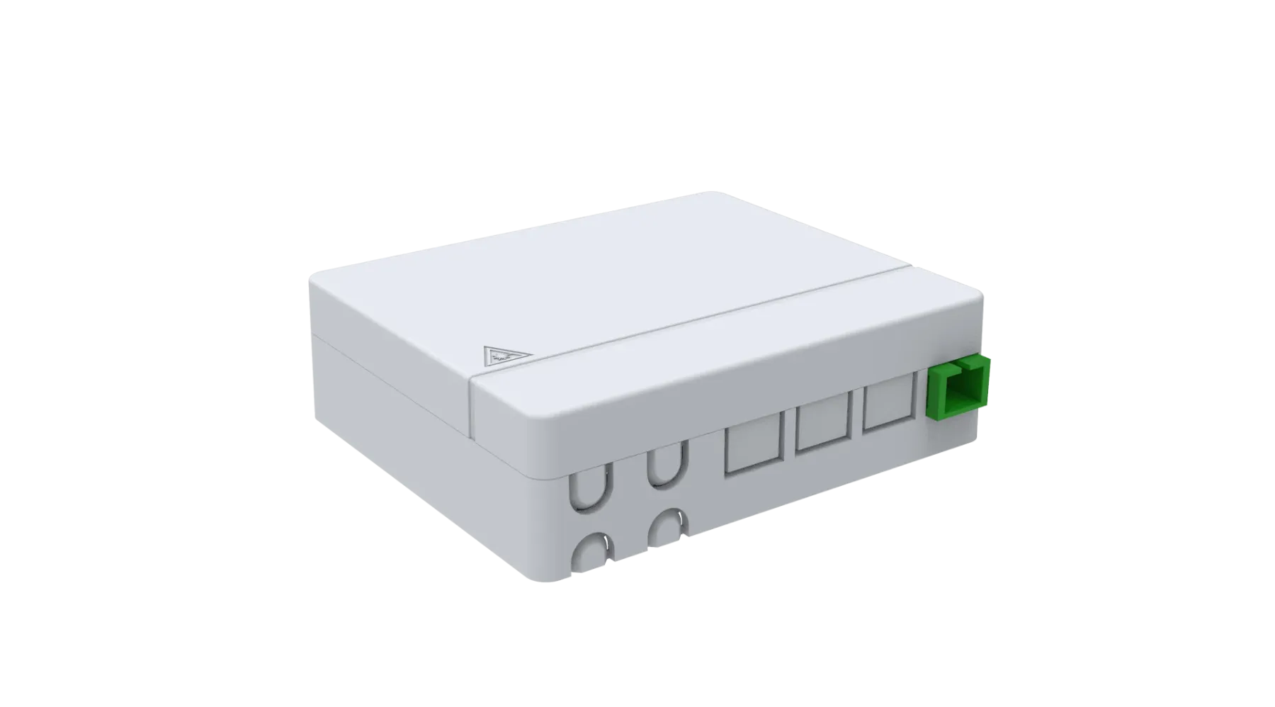 4-Core Fiber Optic Terminal Box POE Network Compatible Used with 2-Port SC & APC Connector