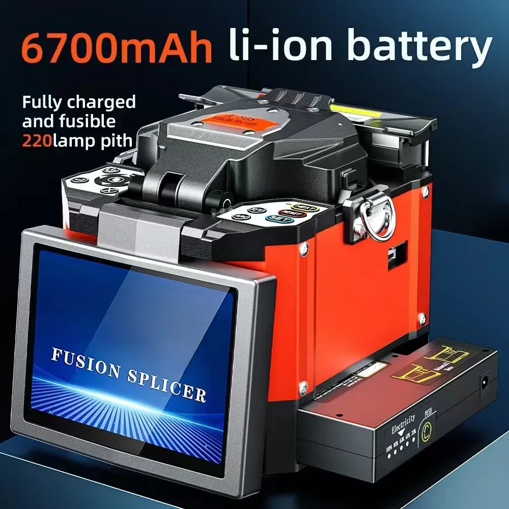 A-80S Optical Fiber Splicer  Core-to-Core Alignment Fusion Splicer Fiber Optic Machine for