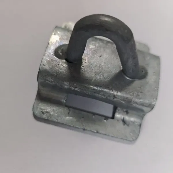 Ftth Flat Drop Cable Bracket Figure 8 Cable Drop Cable Clamp Galvanized Steel FTTH Pole Br