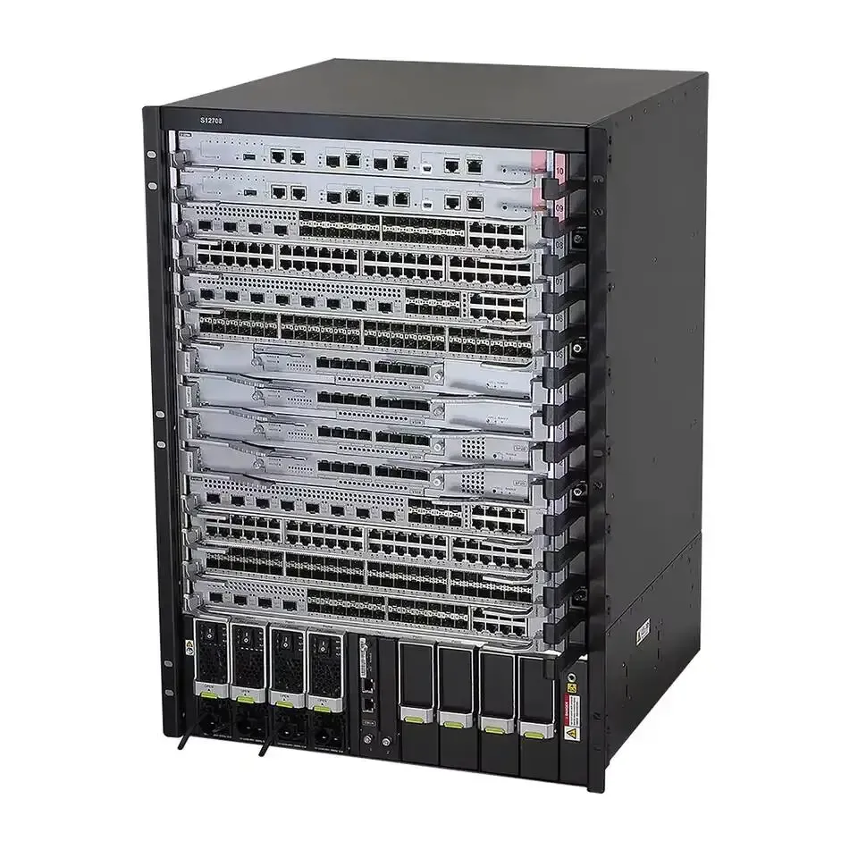 CloudEngine S12700 Series 43,200 Mpps 57.6 Tbit/s/86.4 Tbit/s arge-Scale Throughput enterp