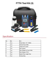 SKL-6C Tool Kit Power Meter Fiber Optic Cleaver Red Pen 10mw Wire Stripper Fiber Optic  Sp