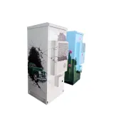 Deluxe Assemblable 6U Network Server Cabinet Outdoor Universal Wall Hanging IP55 Aluminum 