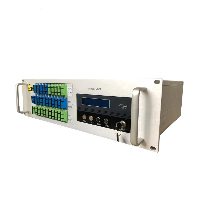 1550nm Catv Fiber Optical Amplifier WDM EDFA 32 Port Amplifier