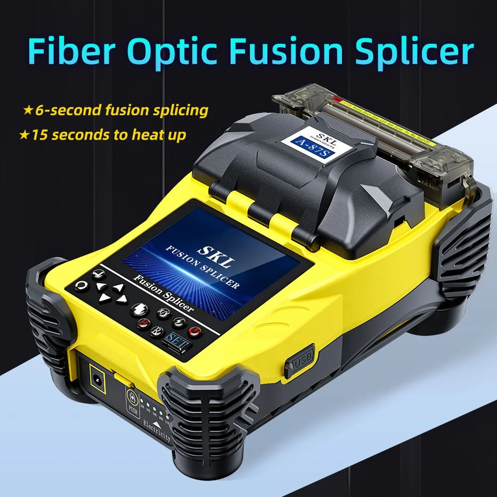 Automatic Fusion Splicing Machine FTTH Optical Fiber Welding Machine Handheld Splicing Mac