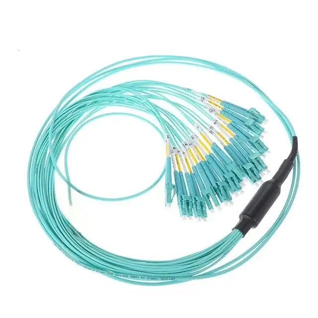 SURFIBER OM3 LC Uniboot Breakout Fiber Patch Cord MPO-Female-5M-OM3-FOO 8/12/24 Core 10G
