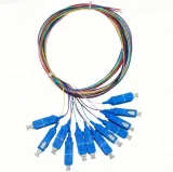 12 Core SC/FC/LC/ST Singlemode Pigtail Fiber Optic Cable - Telecom-Grade Bundle Fiber Patc