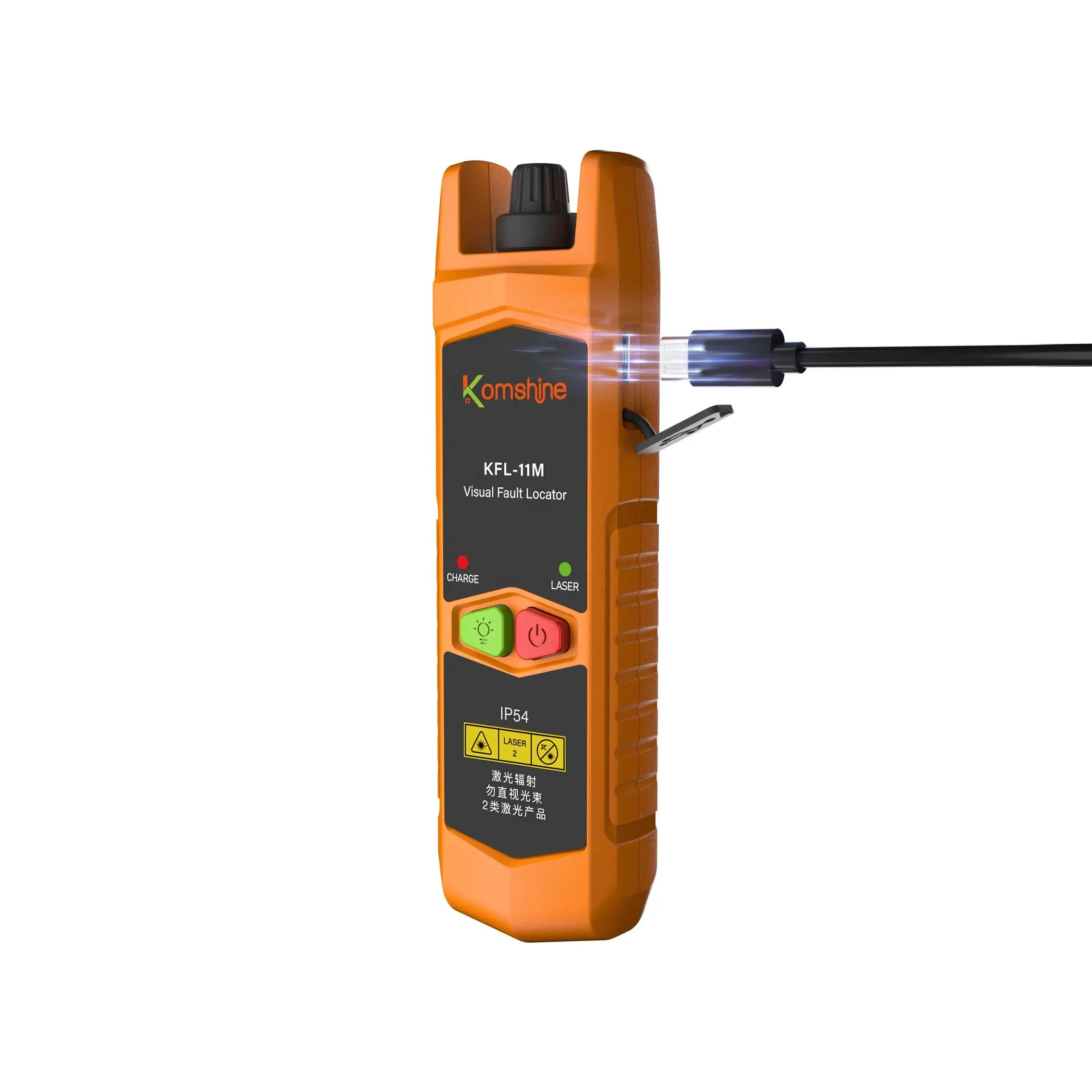 KOMSHINE KFL-11M Visual Fault Locator VFL 10mw 20mw 30mw Fiber Optic Cable Red Laser Point