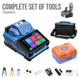 K6 Fusion Machine 6 Motor Optical Fiber fusion Splicer VFL+OPM Ftth Fiber Optic fusion Spl