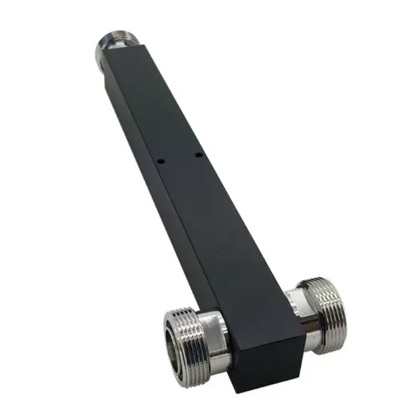 Low PIM Square 200W 698-4000MHz 2 Way Cavity RF Power Splitter with DIN for Mobile