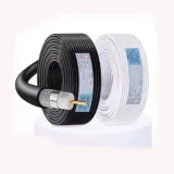 For HCW-1098 3G/6G/12G Fiber Optic Outdoor Video Cable Reel 50m Black 3-Year Warranty CE C