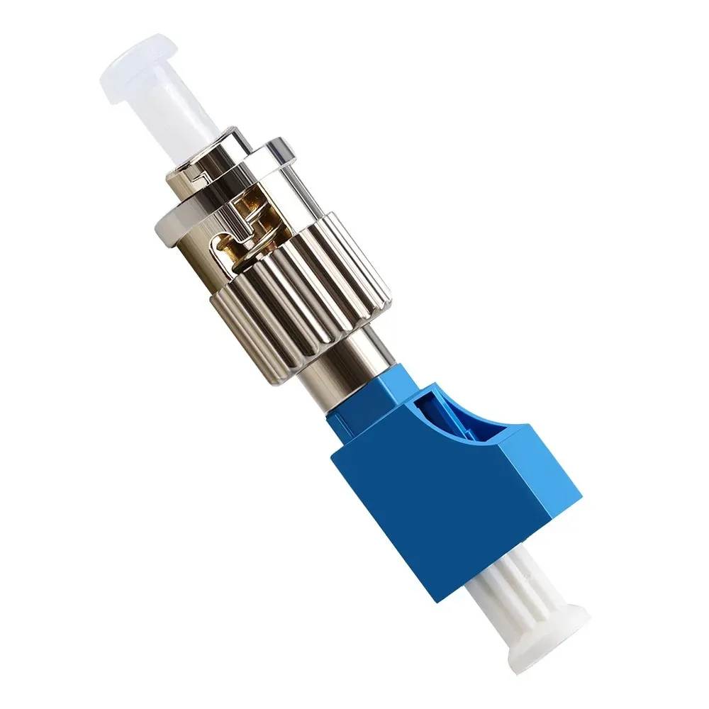 Converter Coupling Adapter Flange Connector ST-LC Fiber Optic Adapter for FTTH Male-ST to 