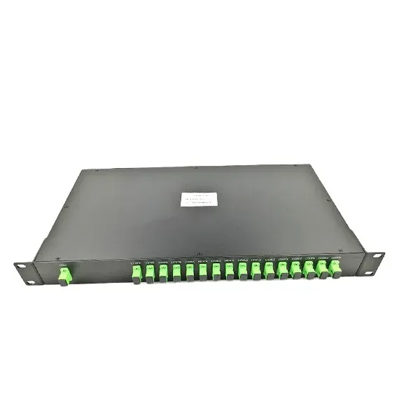 ZG TECH 1U 19inch Rack Mount 16-Channel CWDM Demultiplexer with SC/APC Connector and 3-Year Warranty for CATV Transmission-boxintelecom