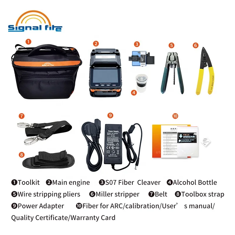 Fiber Optic Fusion Splicer AI-5 Fiber Optic Cable Fusion Machine Fully Automatic