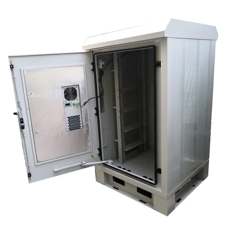 IP55 19" Outdoor Network Telecom Enclosure Outdoor Server Rack Cabinet Enclosure Telecom Distribution Outdoor Server Cabinet-boxintelecom