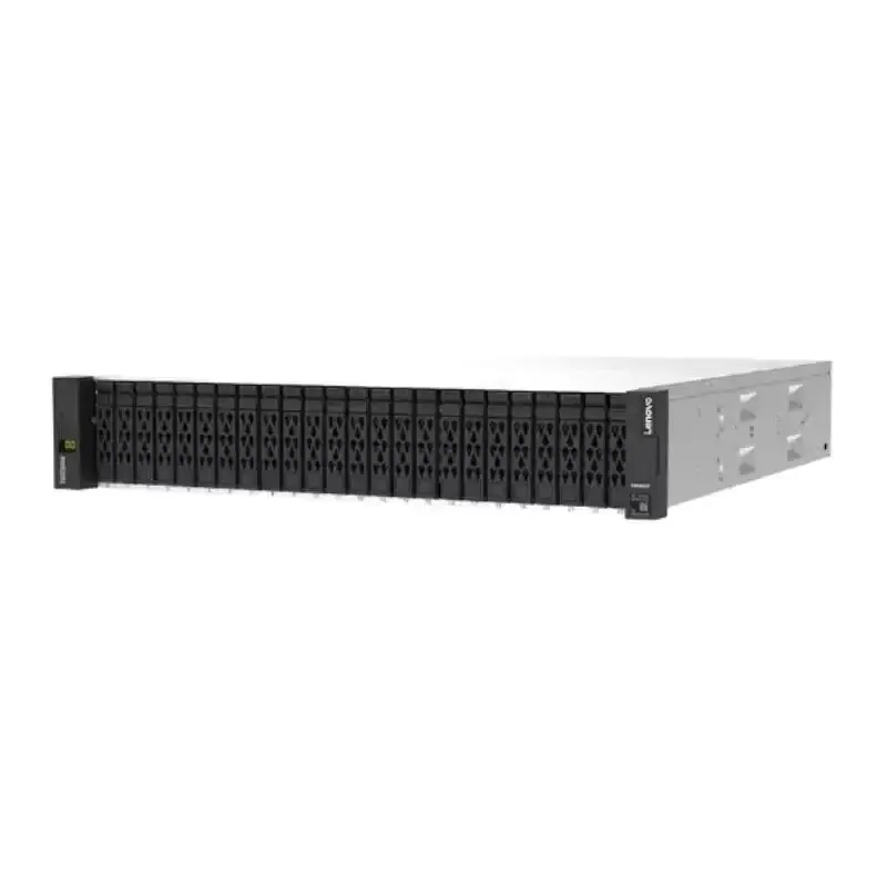 Lenovo ThinkSystem All-NVMe Array With 4x 25 GbE SFP28 Onboard Ports for DE6600F Storage