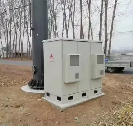 Customized 5G Communication IP65 Steel Cabinet 2.1M Outdoor Integrated Electronic Instrument Housing Double Door Aluminum Alloy-boxintelecom