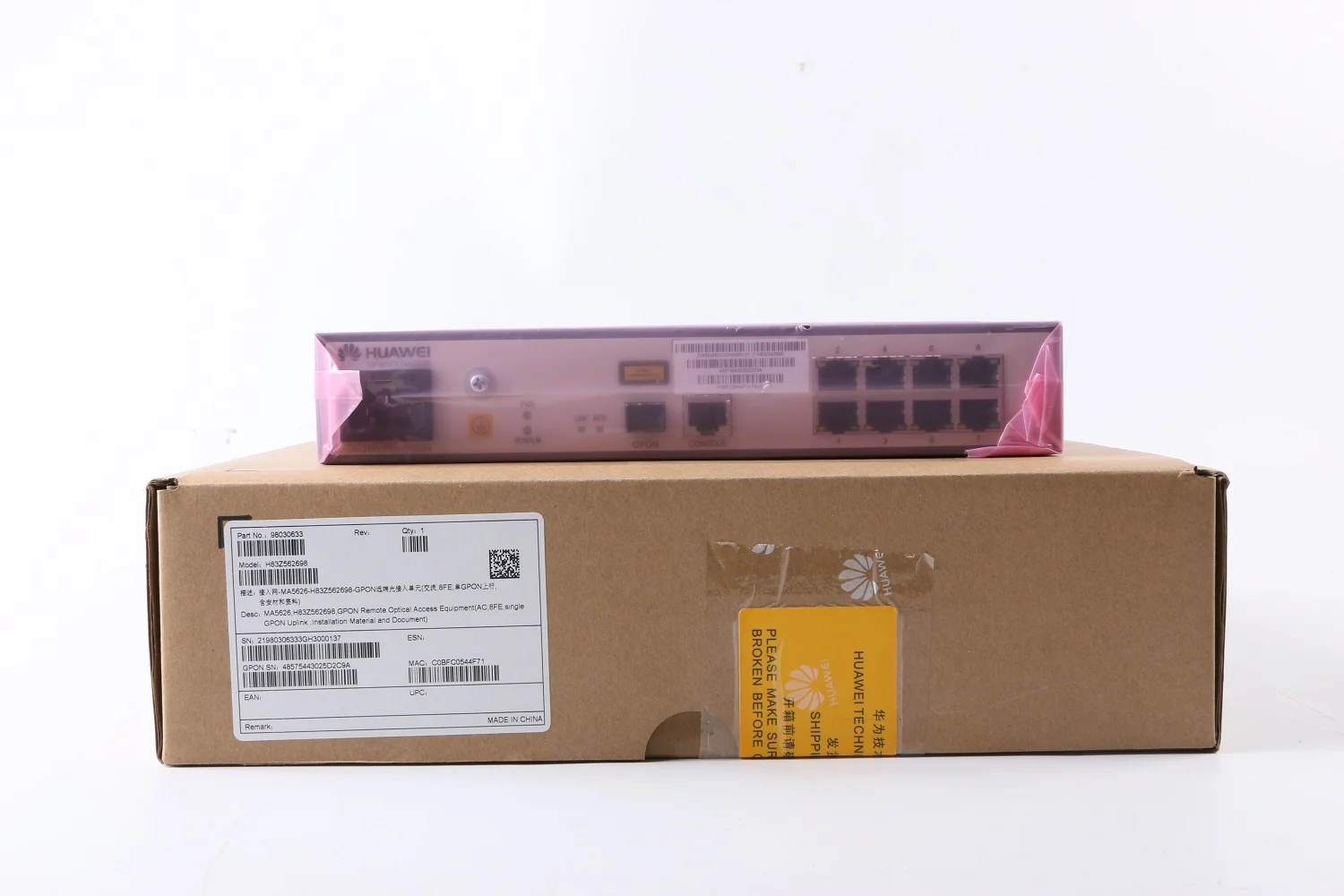 Original New SmartAX MA5626 MA5626-8 MA5626-16 MA5626-24 FE POE ONU POTS MA5612 MA5620 GPON EPON ONU MDU