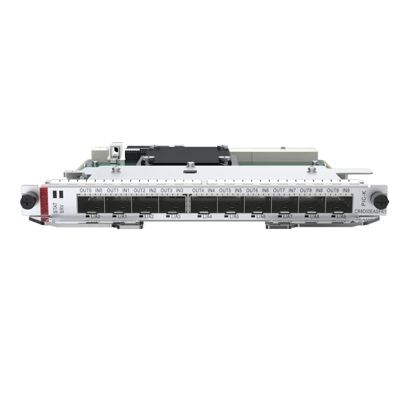 CR8D00EAGFD5 CR8D00EAGFK1 CR8D00LAXFD0 03034LBC 03033NRR 03034LBE 10-port MACsec Physical Interface Card for NE8000 router 0