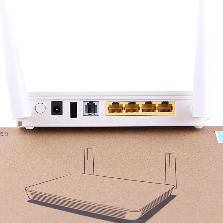 HS8546V5 GPON/XPON EPON ONT ONU 4GE+1POTS+1USB+WiFi Optical Network Terminal for Indoor Use FTTH with 3G POE Support-boxintelecom