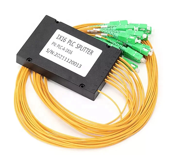 High quality  1x4 ABS BOX Fiber Optic Splitter With Connector SC/APC-boxintelecom