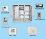 RH Brand Integrated 5G Outdoor Communication Cabinet IP55 Three-Cabin 1.8m Galvanized Stee