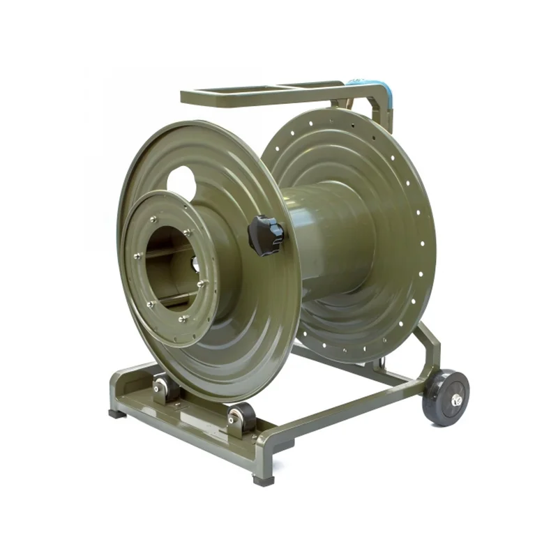 FTTA Fiber Optic Cable Reel Drum with All Disk Body, Claw-Type Sub-Disk, Locking Key for O