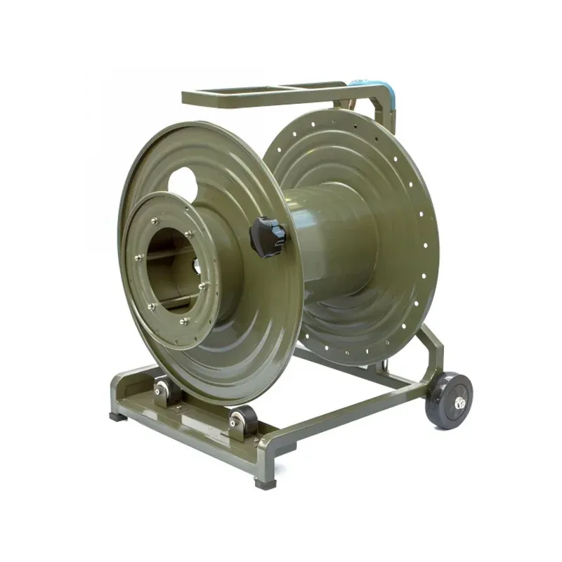 FTTA Fiber Optic Cable Reel Drum with All Disk Body, Claw-Type Sub-Disk, Locking Key for O