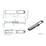 IL-12OSFP-400G-DR4 400Gb/s OSFP DR4 Compatible Optical Transceiver OEM Available AI Data C