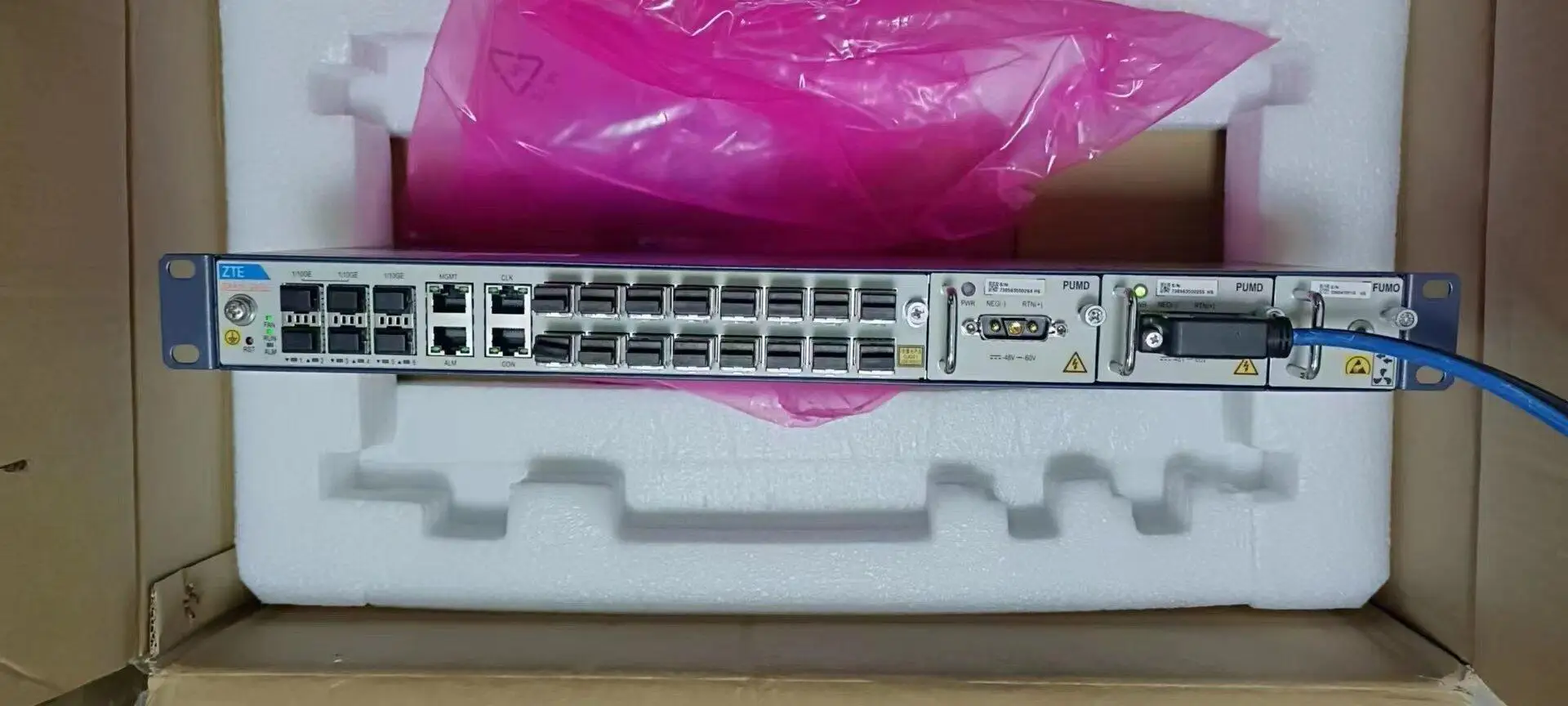 Original OLT Optical Line Terminal olt zte c610 16 port ZXA10 C610 OLT a pizza-box PON  DC AC in stock-boxintelecom