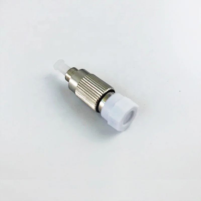 Metal Build Out Fiber Optic Attenuator Male to Female 0dB 1310 1550nm Plug-In Fixed Type FC UPC-boxintelecom