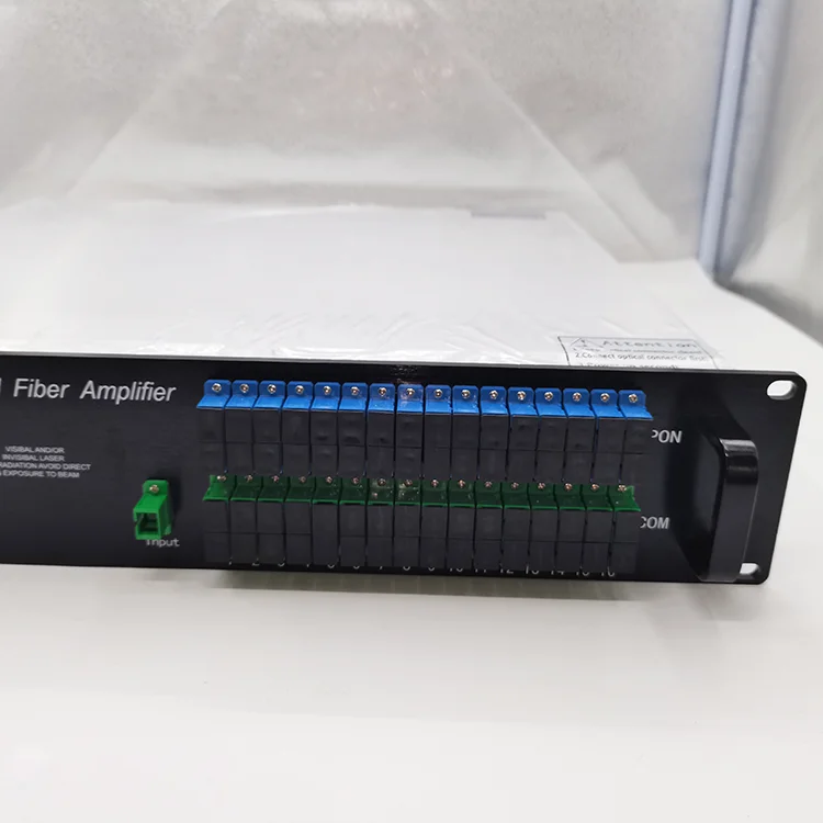1550nm High Power 16 32 Ports EDFA CATV Optical Amplifier GPON XPON XGSPON Fiber Optical A
