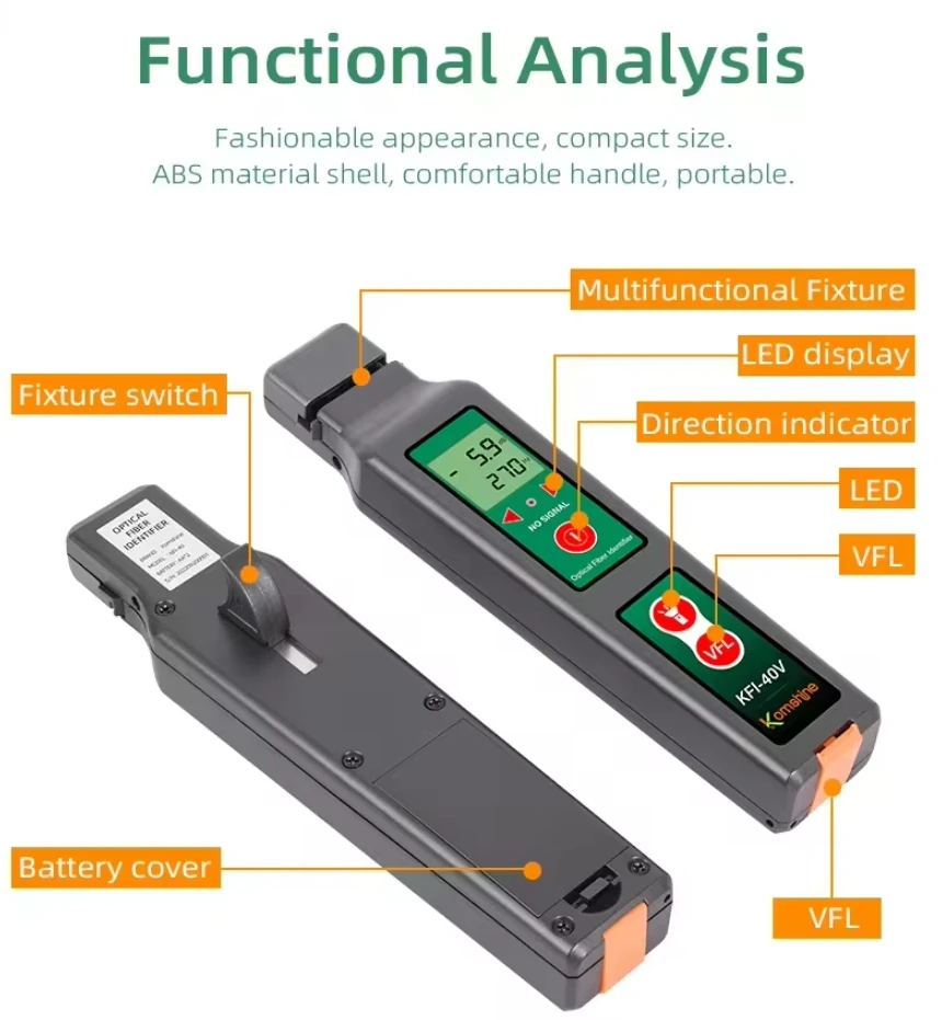 FTTH Accessories Optical Fiber Identifier OFI Fiber Optic Tools and Equipment