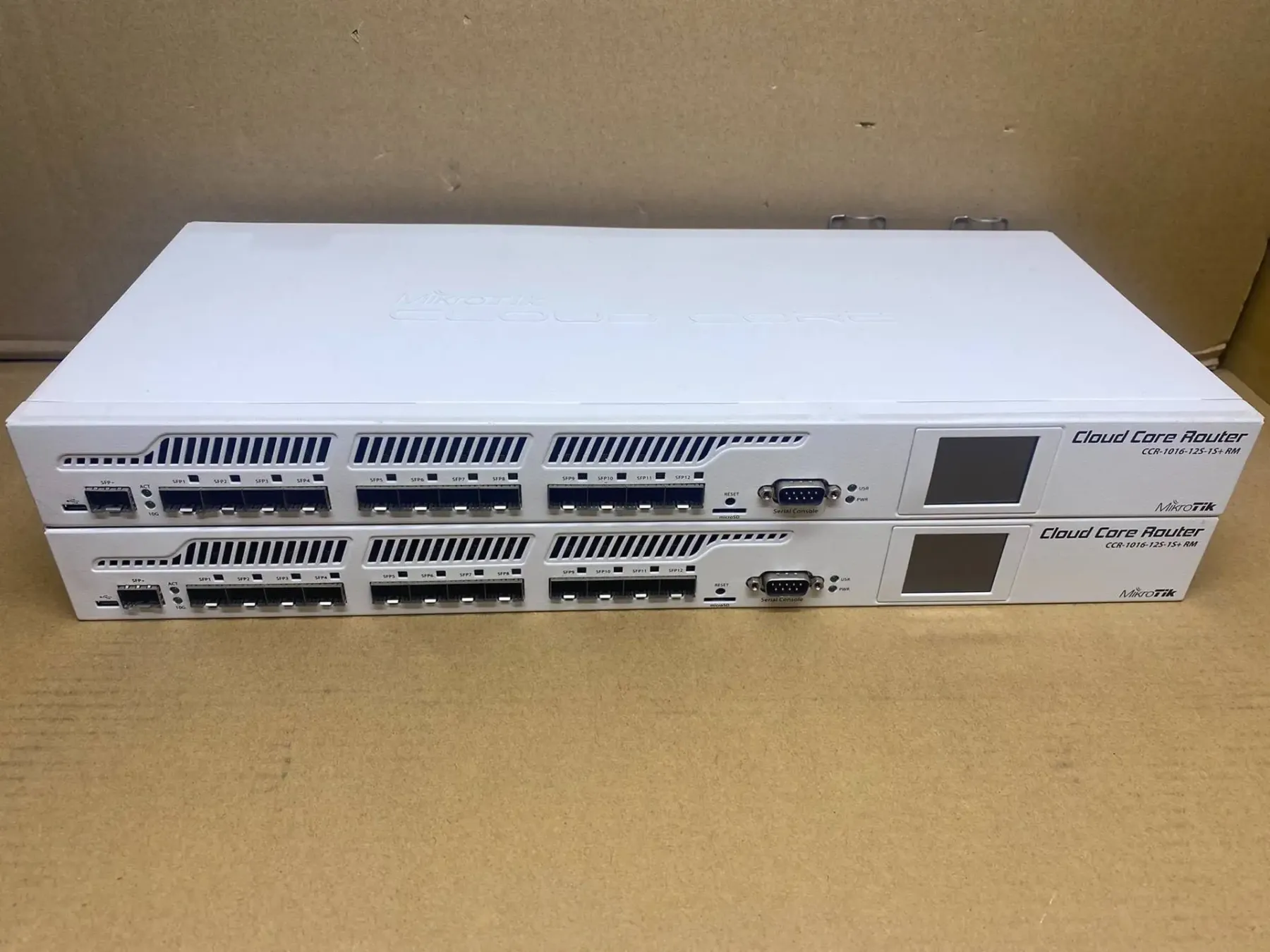 Brand new Mikrotik CCR1016-12G Industrial Grade Router with a cutting edge 16 core CPU-boxintelecom