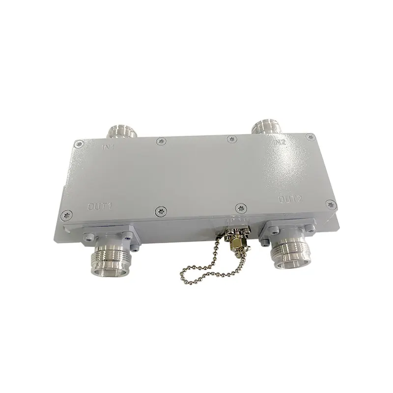 Low PIM 2x2 3dB Hybrid Coupler Combiner 600-6000MHz 4.3/10 Female -160dBc