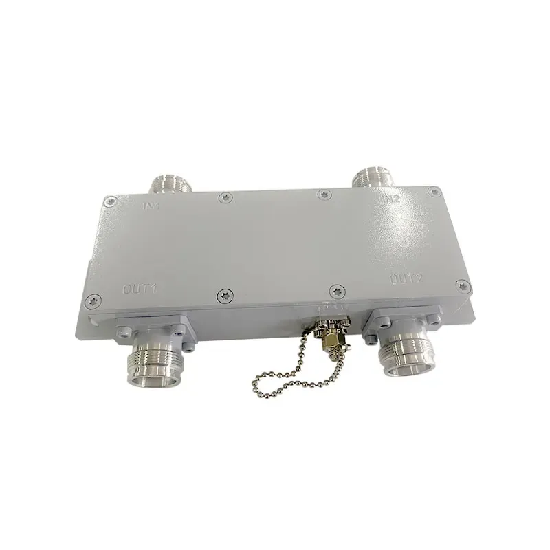 Low PIM 2x2 3dB Hybrid Coupler Combiner 600-6000MHz 4.3/10 Female -160dBc