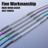 Clear PE Heat Shrinkable Tube 2.6mm Dia Fiber Optical Cable Fusion Splice Protection Sleev