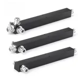 Black square 2/3/4 Way Power Splitter for Network Amplifier 700-2700mhz Power Splitter wit