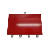 Public Safety  4way Power Splitter Wilkinson Power Divider 138-960MHz NF Red Color