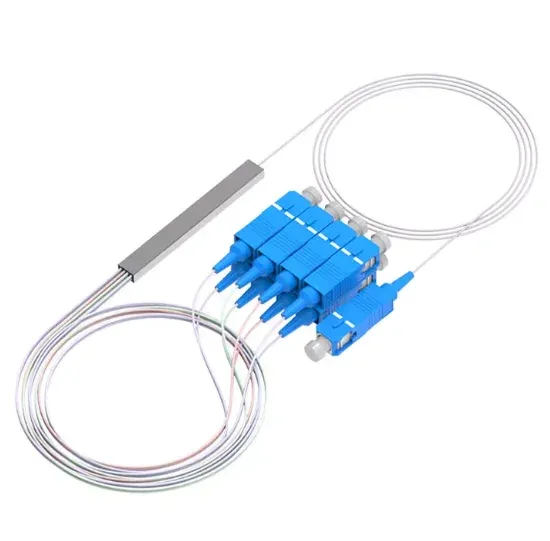 1x2 1x4 1x8 1x16 SC UPC Mini PLC Optic Beam Splitter Single Mode with SC UPC Connector