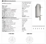 Six-port 698-2700MHz 7/12dBi three-network universal full-frequency dual-polarization plat